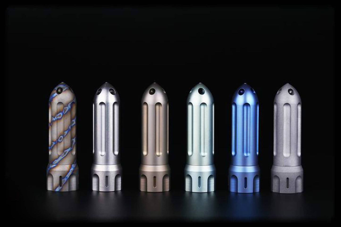 Titanium EDC Container Outdoor tool EDC Storage Bottle EDC Box Pill case gift for men-bracelet bead