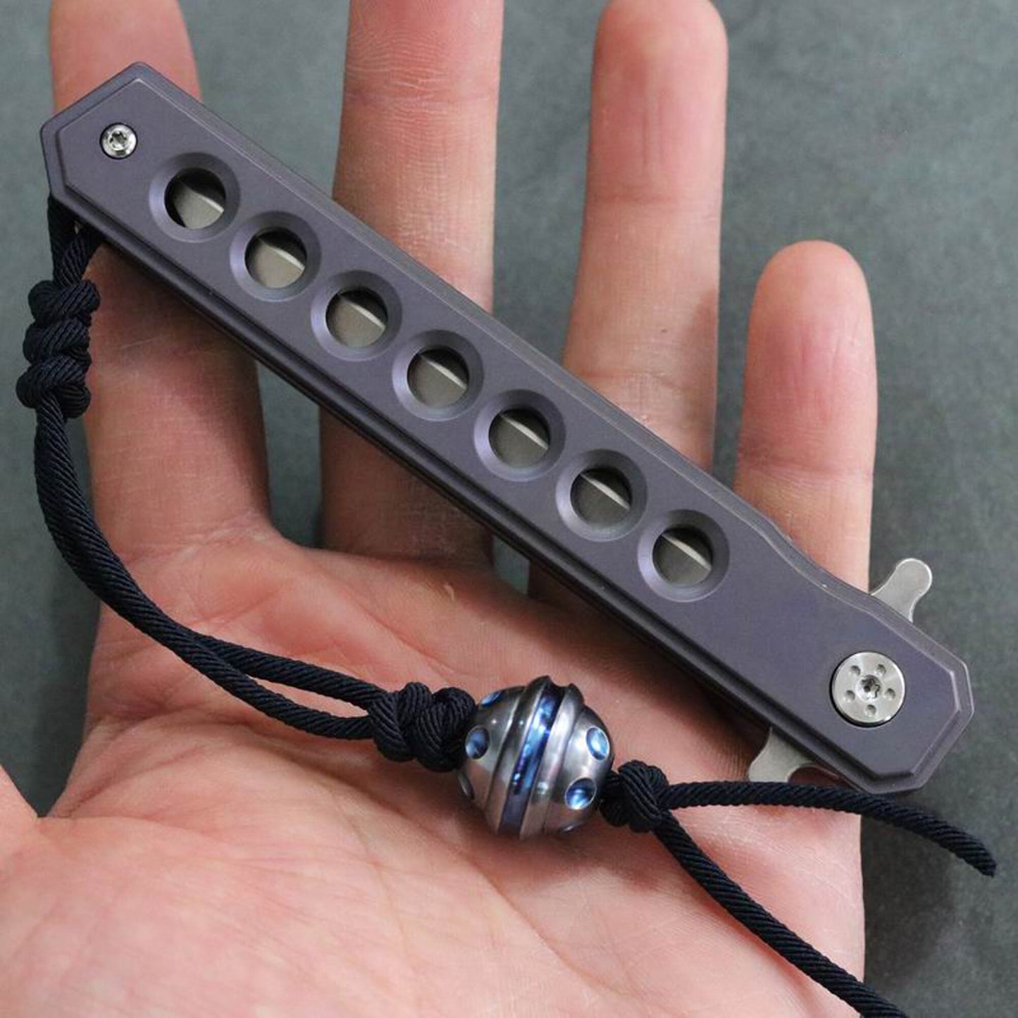 Paracord bead "Saturn Fidget Spinner B" knife bead-lanyard bead-EDC bead-custom bead-gift for men-bracelet bead