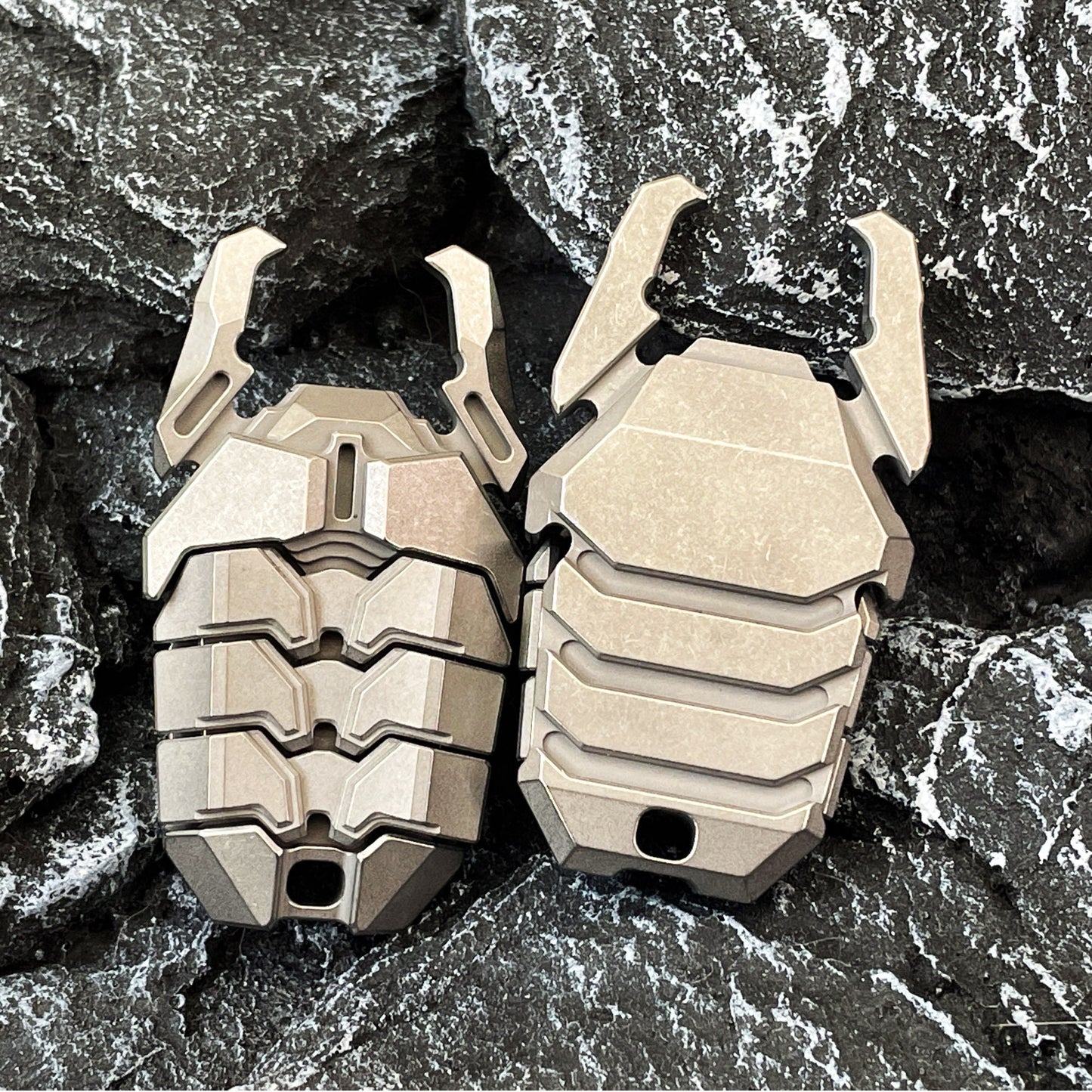 Ti Beetle EDC Fidget Toy, key press, finger press toy, Stress Relief Toy, Titanium Bottle Opener-EDC-custom bead-gift for men