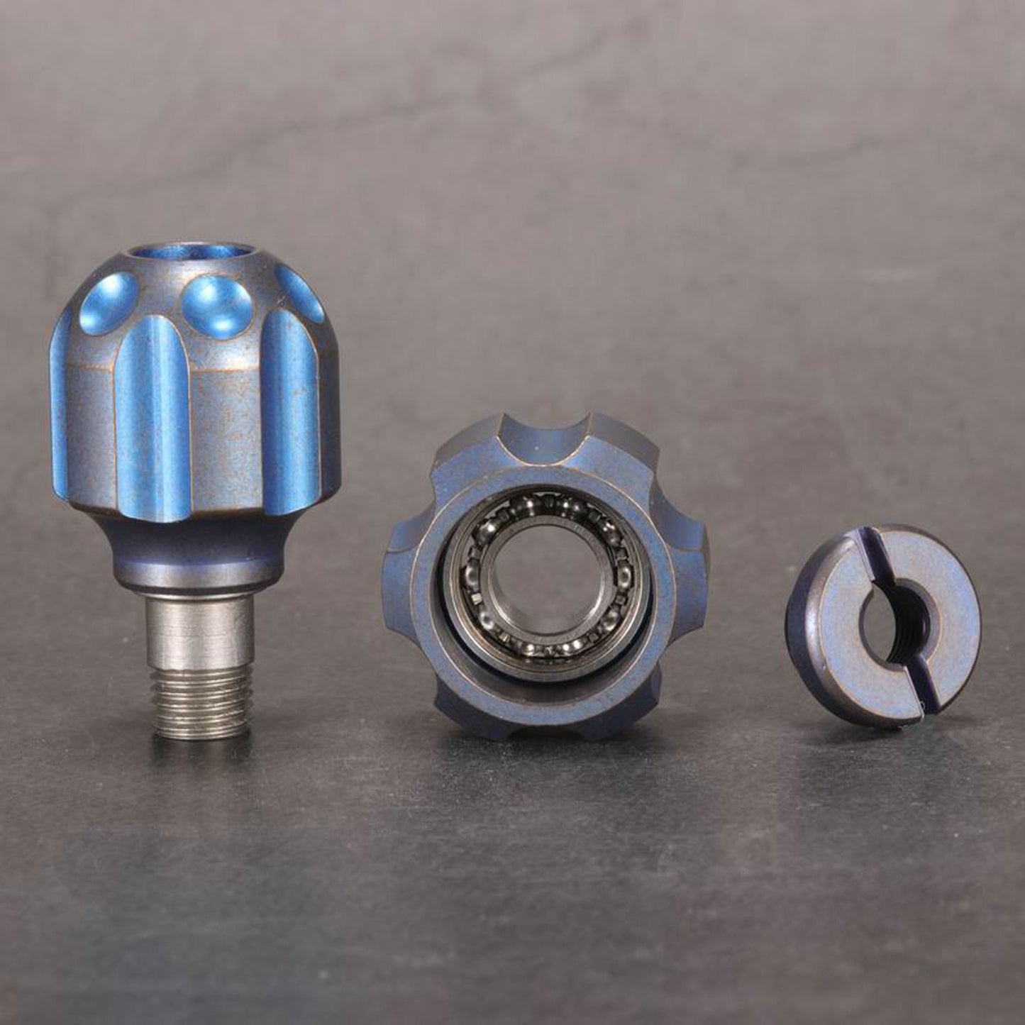 Fidget Spinner Paracord bead "Titanium Big Bomb Shape bead" knife bead-lanyard bead-EDC bead-custom bead-gift for men-bracelet bead
