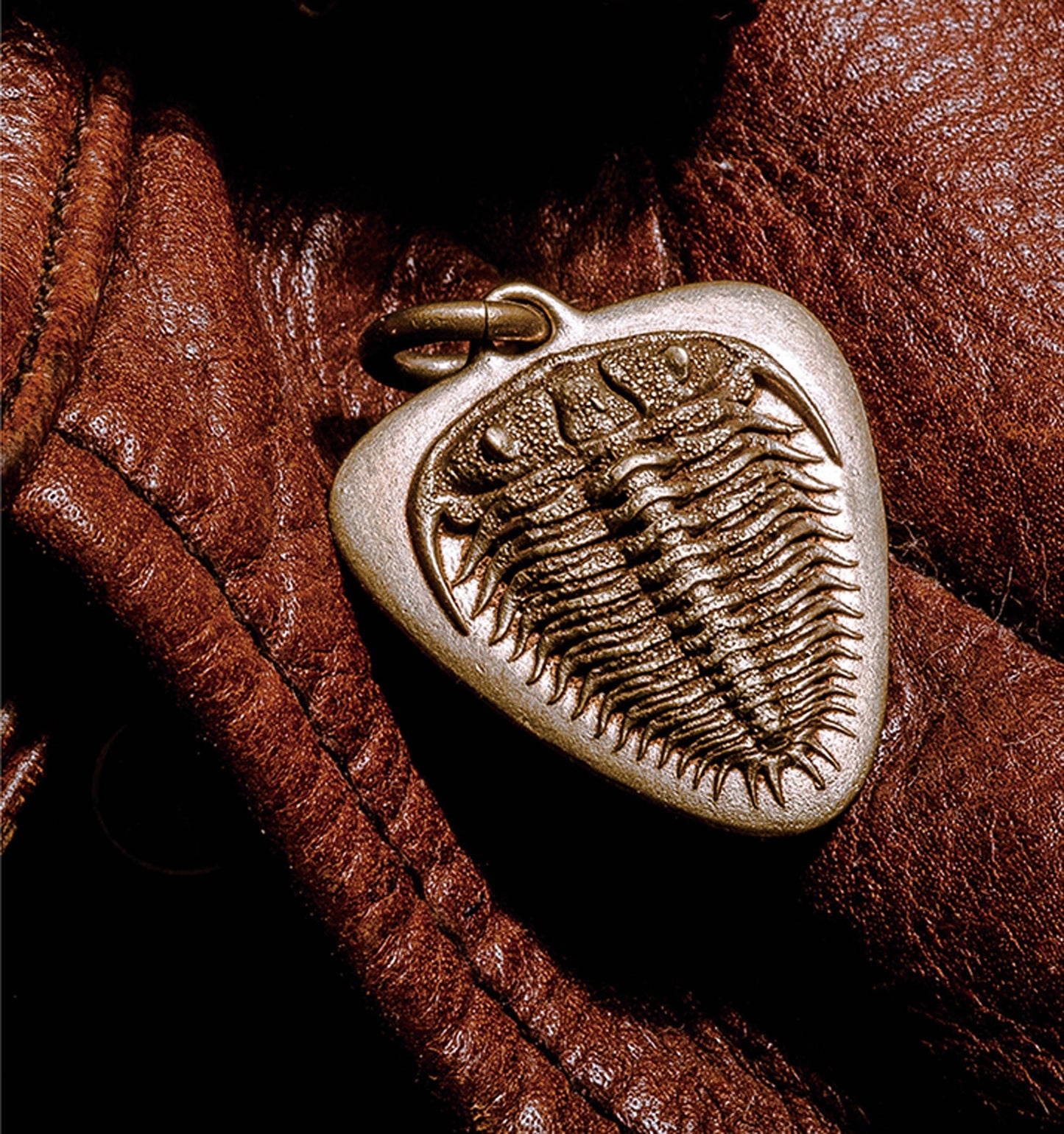 Trilobita Guitar Pick key chain Solid Brass EDC charm Gothic and punk accessory guitarist gift, music lovers gift, best man gift