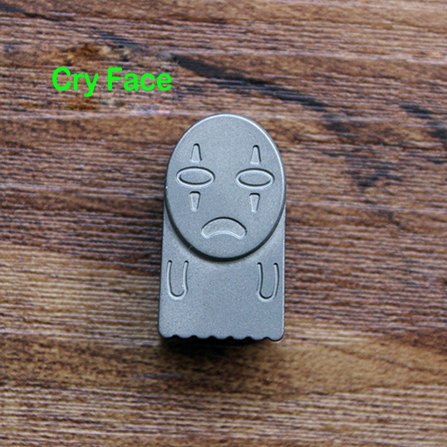 Paracord bead "No Face Man" knife bead-lanyard bead-EDC bead-custom bead-gift for men-bracelet bead