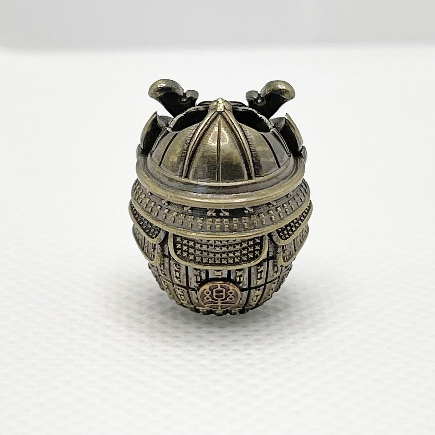 Paracord Bead "Cat Samurai Warrior" knife bead-lanyard bead-EDC bead-animal bead-custom bead-gift for men-bracelet bead paracord bracelet
