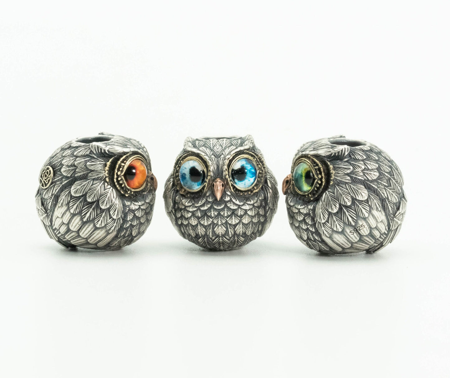 Paracord Bead "Baby Owl" knife bead-lanyard bead-EDC bead-custom bead-gift for men-bracelet bead paracord bracelet