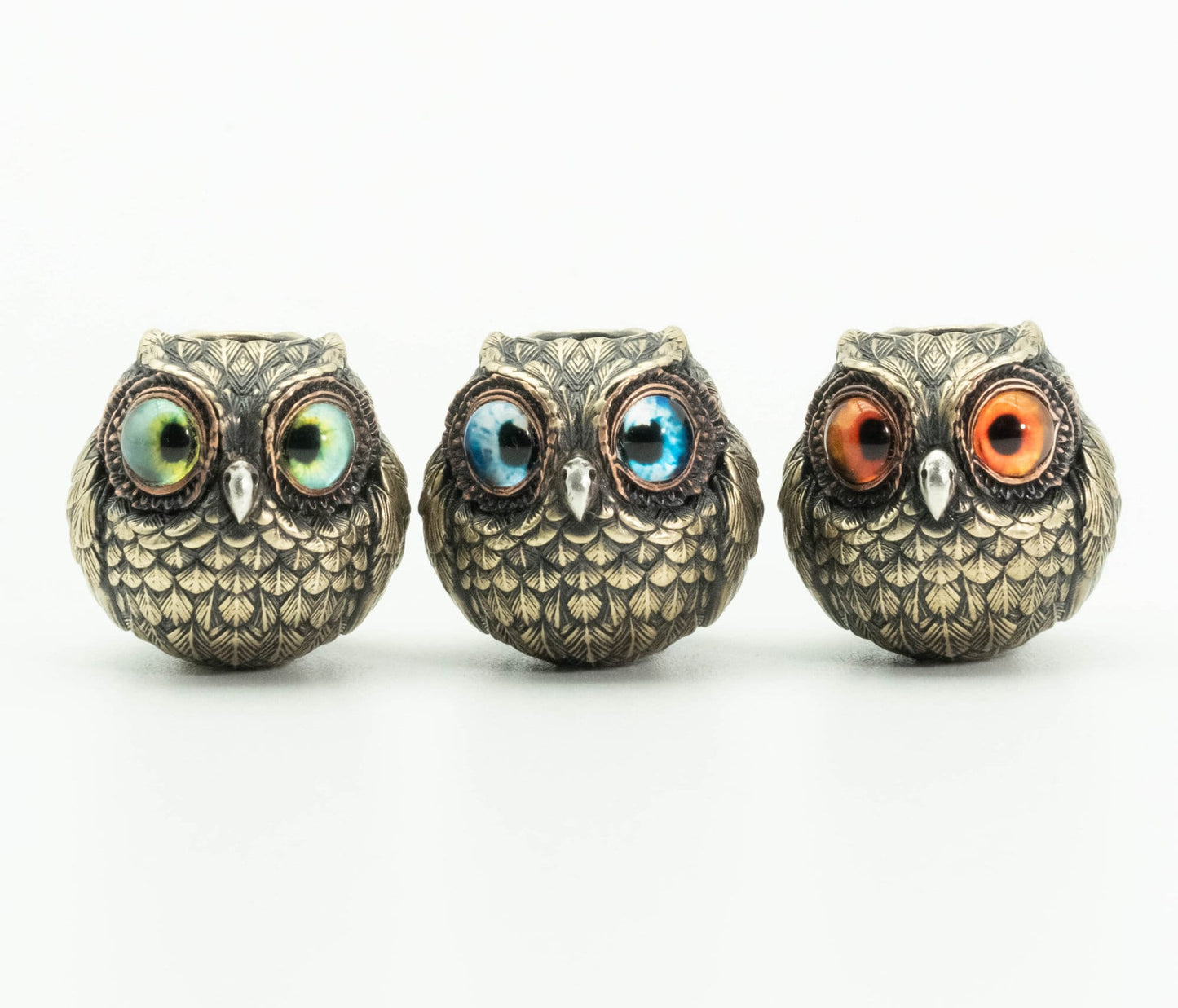 Paracord Bead "Baby Owl" knife bead-lanyard bead-EDC bead-custom bead-gift for men-bracelet bead paracord bracelet