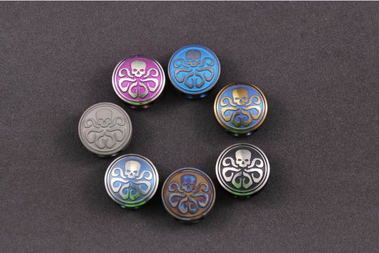 Paracord bead "Hydra Avengers Titanium Bead S" knife bead-lanyard bead-EDC bead-custom bead-gift for men-bracelet bead