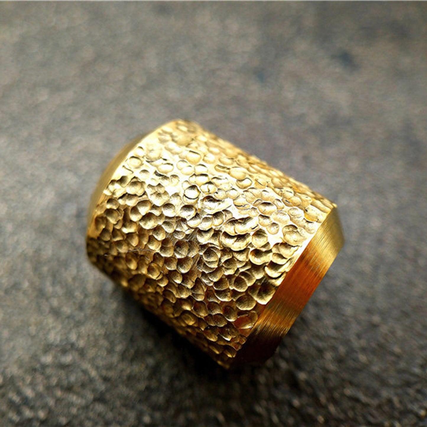 Paracord bead "Brass Bead Cylinder Piting Texture" lanyard knife bead-EDC-custom bead-gift for men-bracelet of paracord-