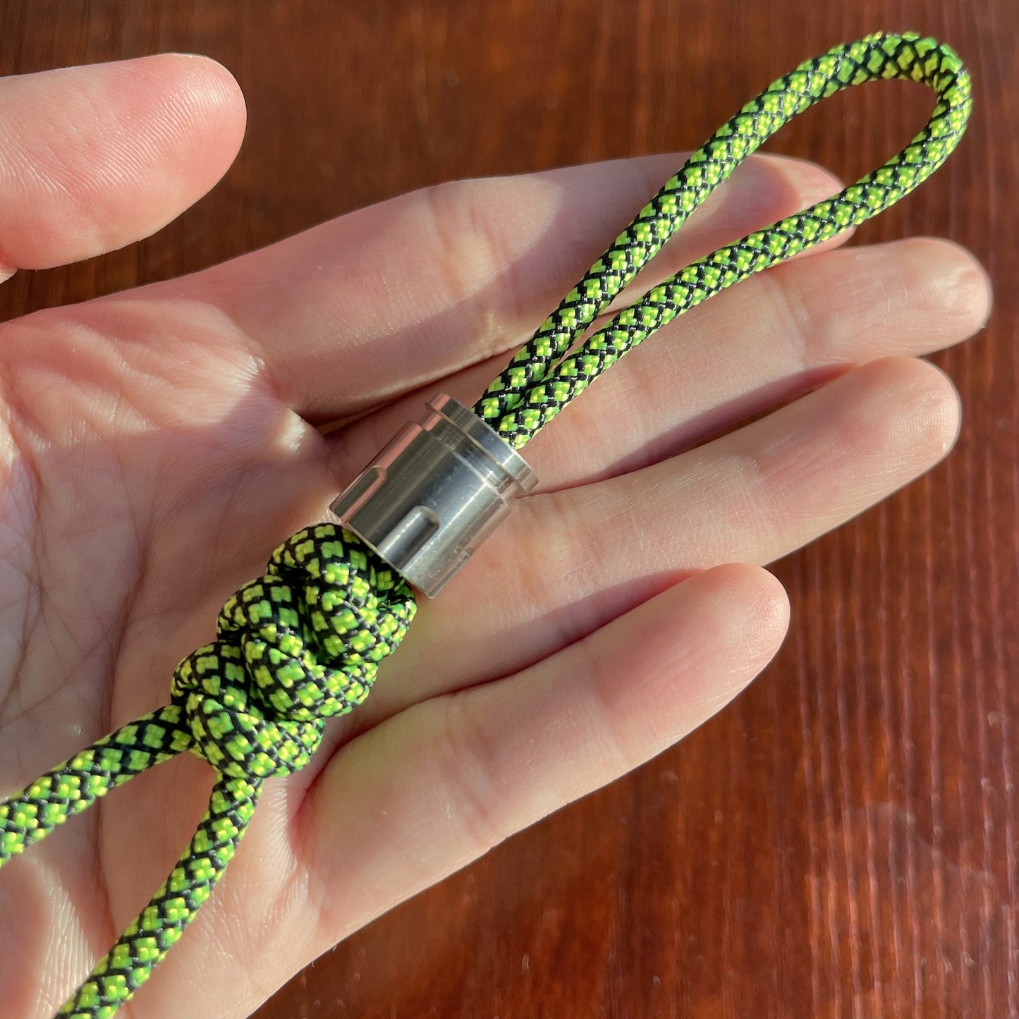 Revolver magazine shape Titanium lanyard bead-knife bead-EDC-custom bead-gift for men-bracelet bead bracelet of paracord necklace pendant