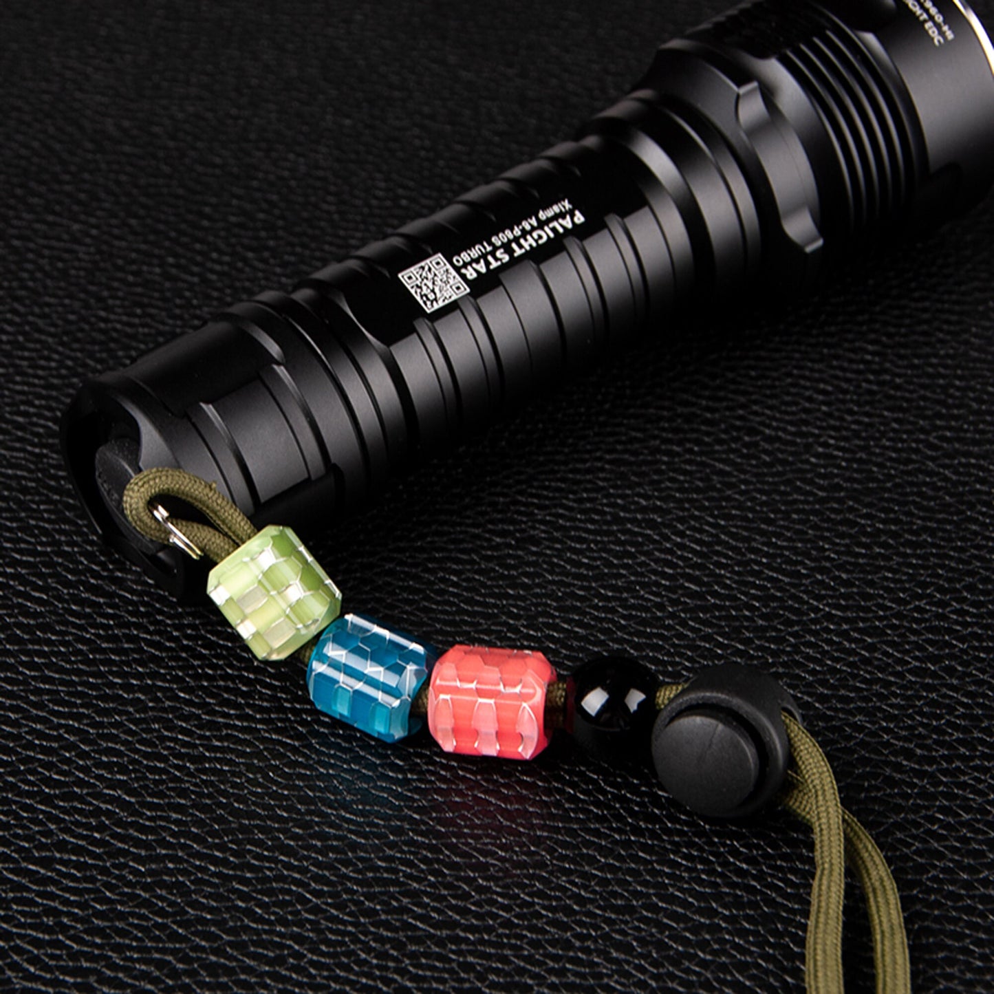 Glow in Dark Snake Skin Luminous Risen bead Paracord Bead lanyard knife bead-EDC-custom bead-gift for men bracelet of paracord
