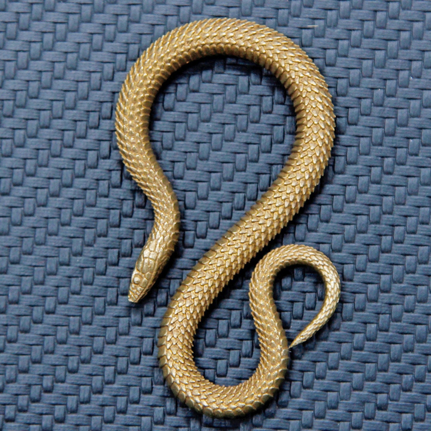 Snake Key Hook S Hanger key ring Rattlesnake key chain Solid Brass Key ring EDC charm Gothic and punk accessory Father gift, man gift