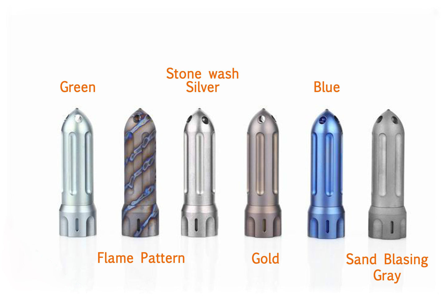 Titanium EDC Container Outdoor tool EDC Storage Bottle EDC Box Pill case gift for men-bracelet bead