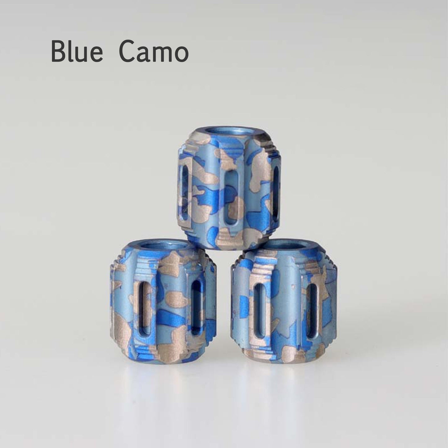 Paracord bead "Titanium Space Station" knife bead-lanyard bead-EDC bead-custom bead-gift for men-bracelet bead