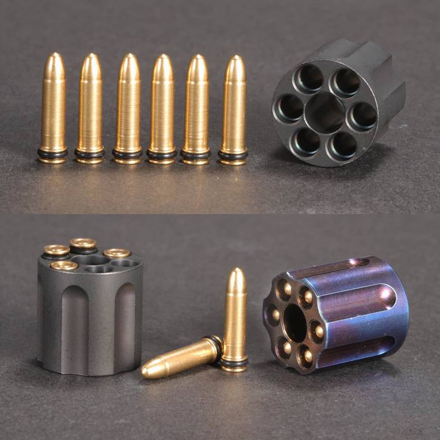 Paracord bead "Revolver Magazine Shape" knife bead-lanyard bead-EDC bead-custom bead-gift for men-bracelet bead