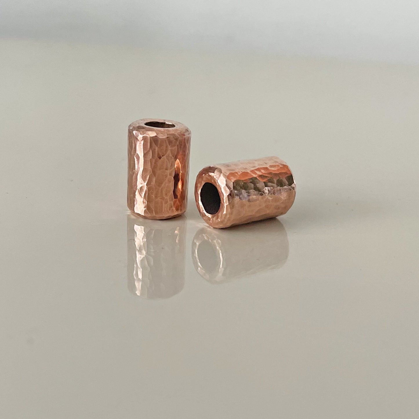 Paracord bead "Hand Hammered Bead" Brass Copper lanyard knife bead-EDC-custom bead-gift for men-bracelet of paracord-necklace pendant