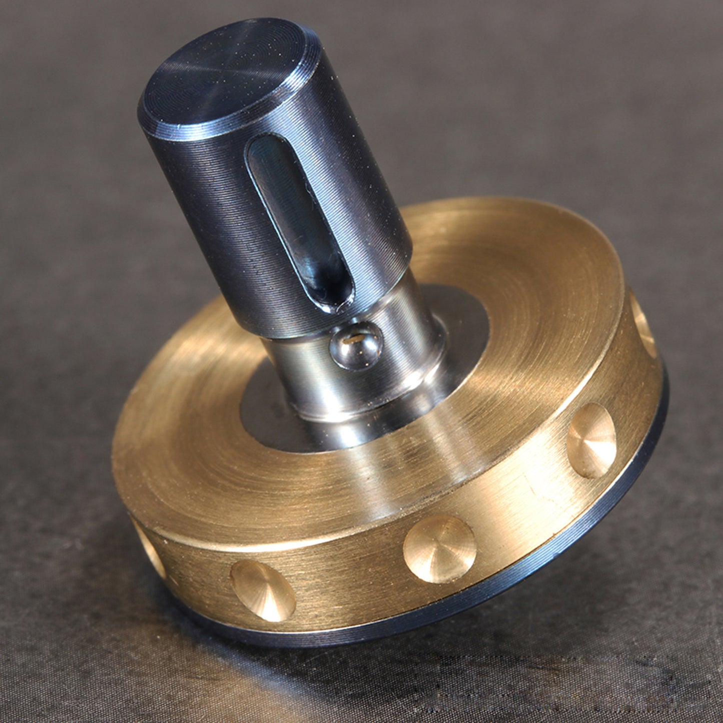 Fidget Spinner Spin Top Titanium CNC Finish Machining-EDC toy Mokuti Titanium Damascus Timascus