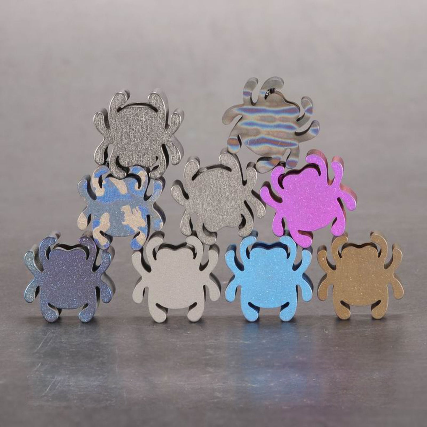 Paracord bead "Titanium Spider" knife bead-lanyard bead-EDC bead-custom bead-gift for men-bracelet bead