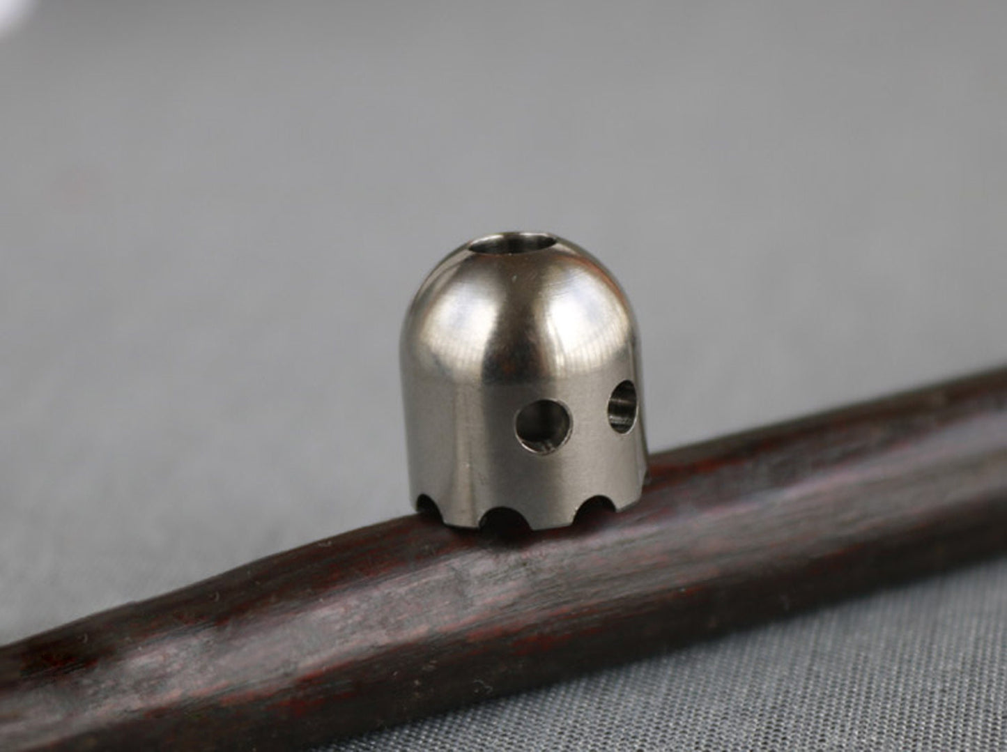 Paracord bead "Titanium Little Ghost" knife bead-lanyard bead-EDC bead-custom bead-gift for men-bracelet bead