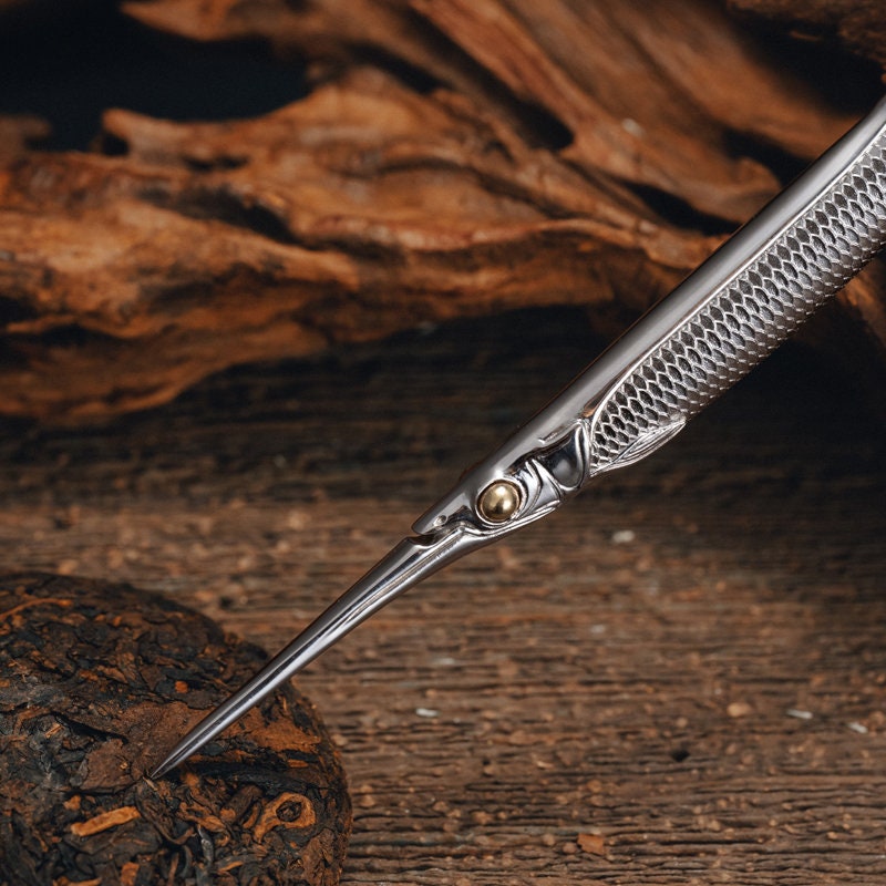Spottail Needle Fish Tea Needle box opener Table Decoration EDC charm Gothic and punk accessory Fishermen gift Father gift husband gift