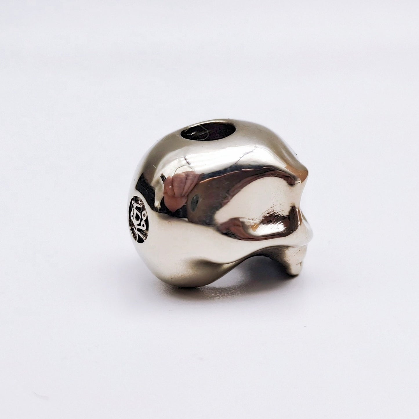 Paracord Bead "Cute Skull" knife bead- Handmade lanyard bead-EDC bead-custom bead-gift for men-bracelet bead paracord bracelet