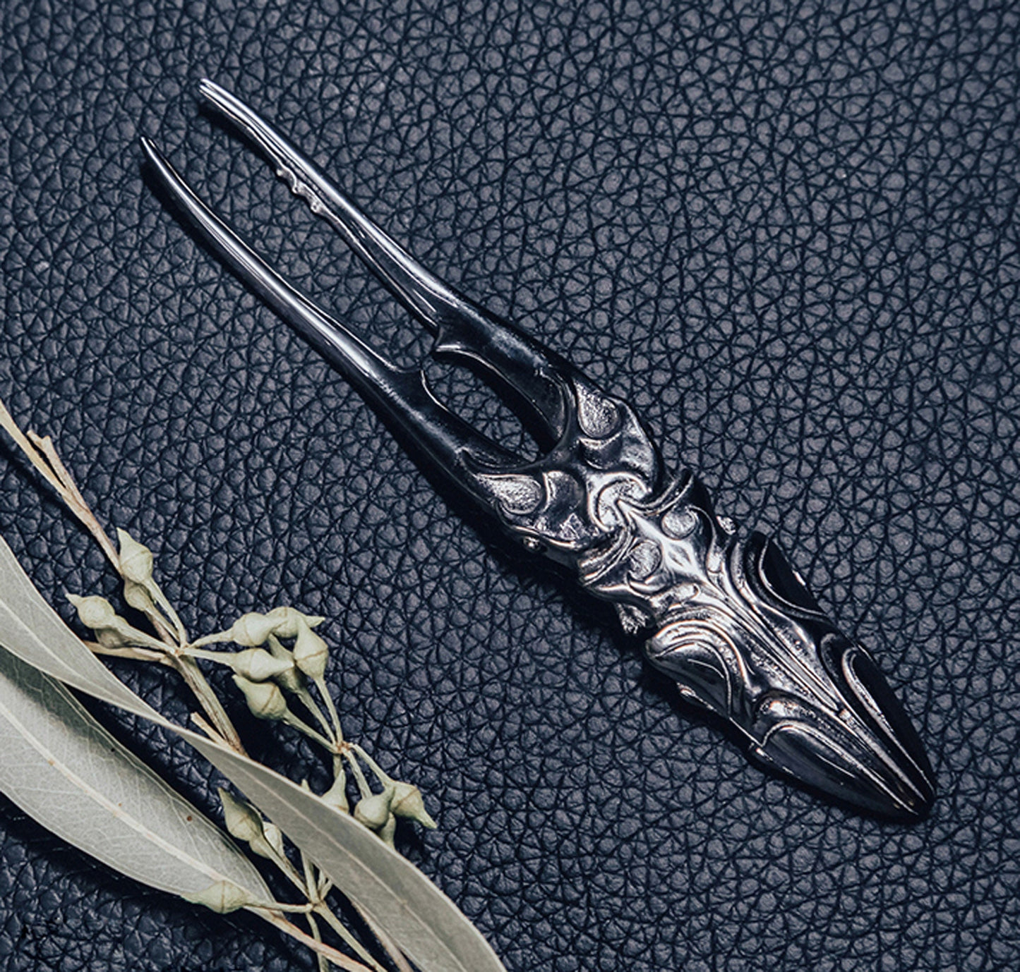 Dynastes Fruit Fork Party Gabeln Party Appetizer Fork Solid 316L Stainless steel EDC beetles lover Father gift, husband gift, best man