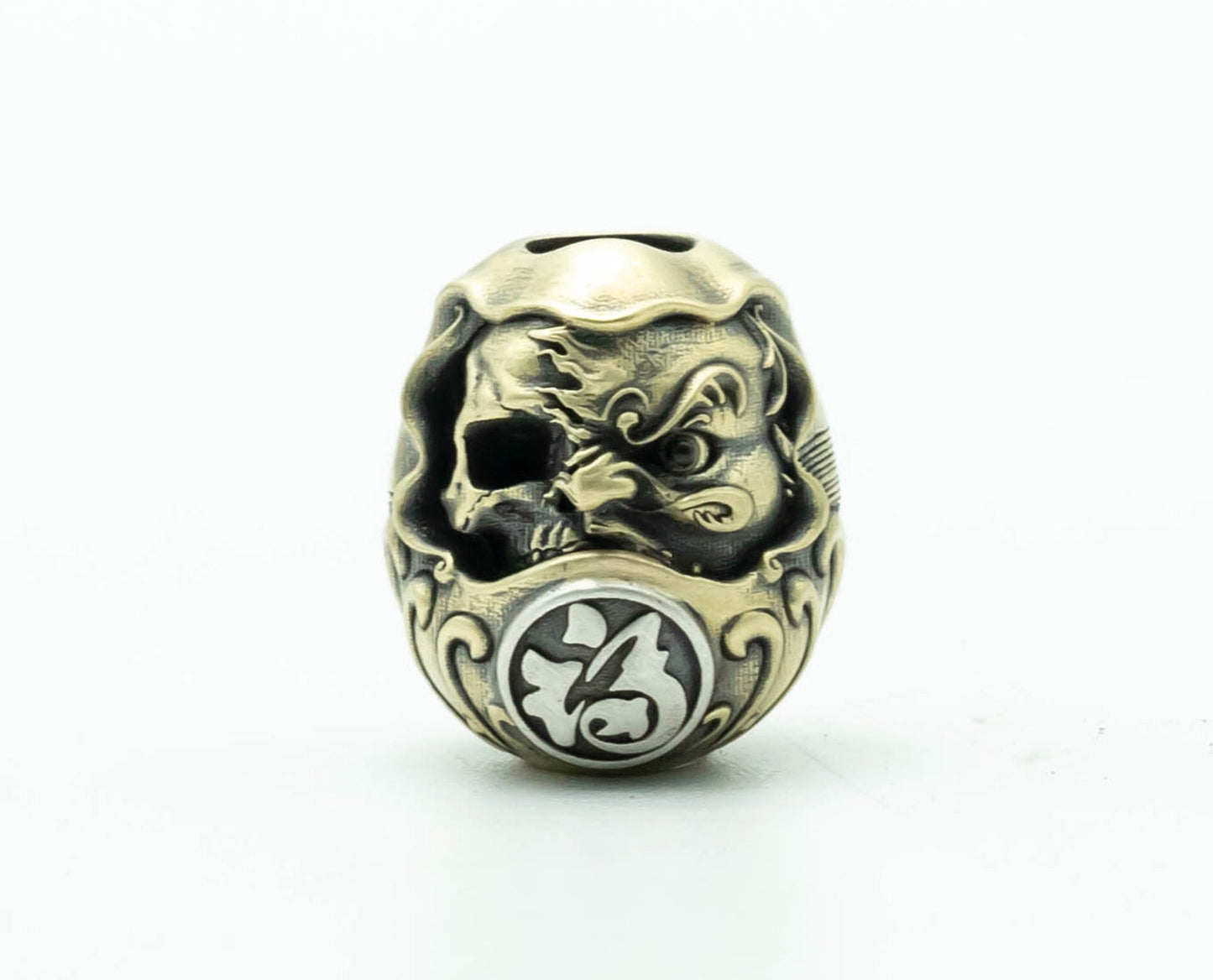 Paracord Bead "Daruma Egg" knife bead-lanyard bead-EDC bead-custom bead-gift for men-bracelet bead paracord bracelet