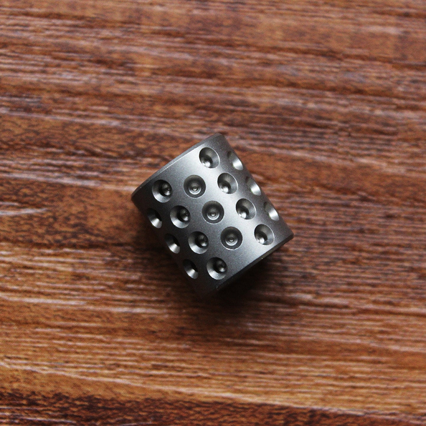 Paracord bead "Multihole Titanium Bead" knife bead-lanyard bead-EDC bead-custom bead-gift for men-bracelet bead