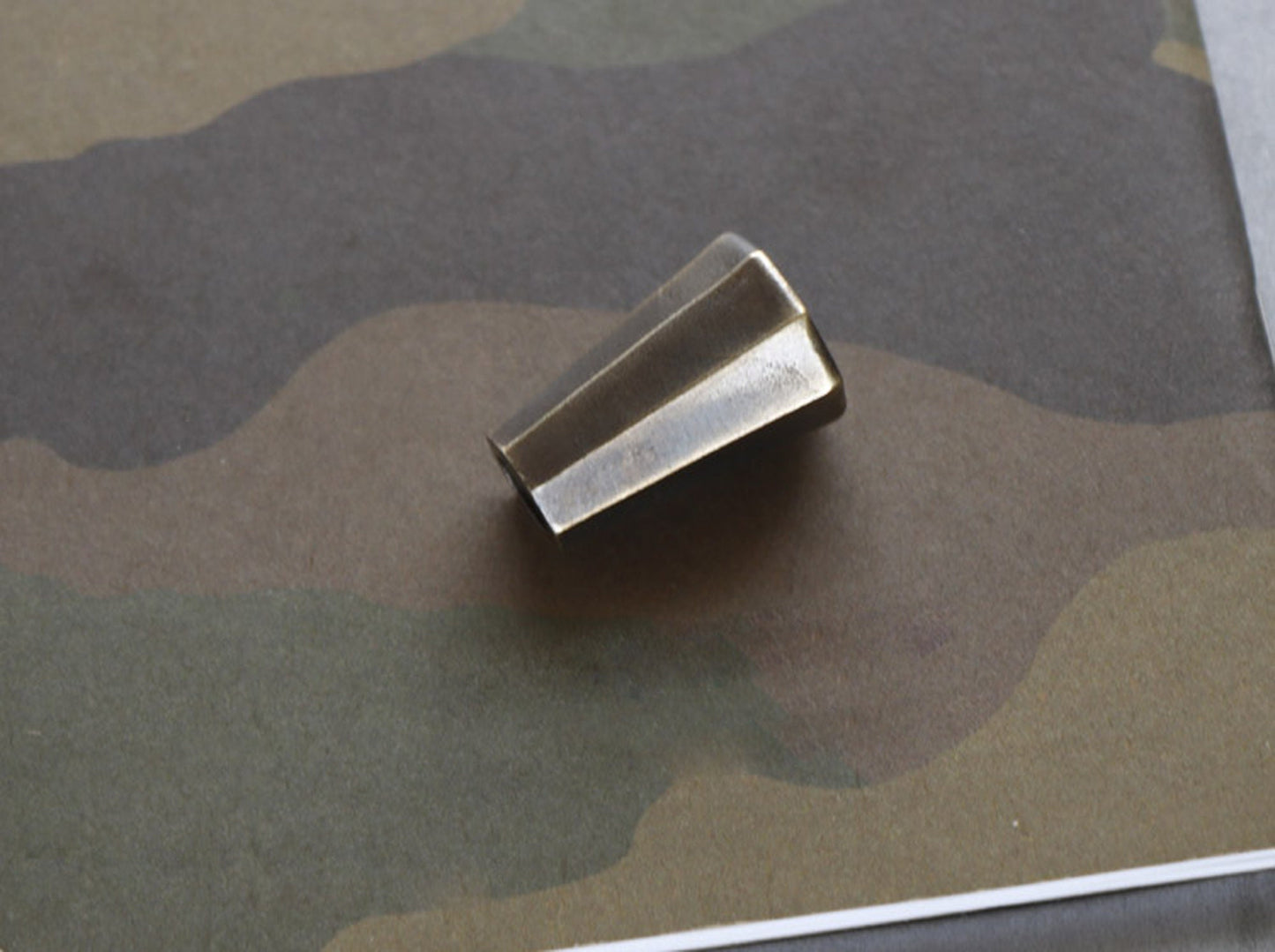 Paracord bead "Brass Pencil Stub" knife bead-lanyard bead-EDC bead-custom bead-gift for men-bracelet bead