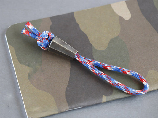 Paracord bead "Brass Pencil Stub" knife bead-lanyard bead-EDC bead-custom bead-gift for men-bracelet bead