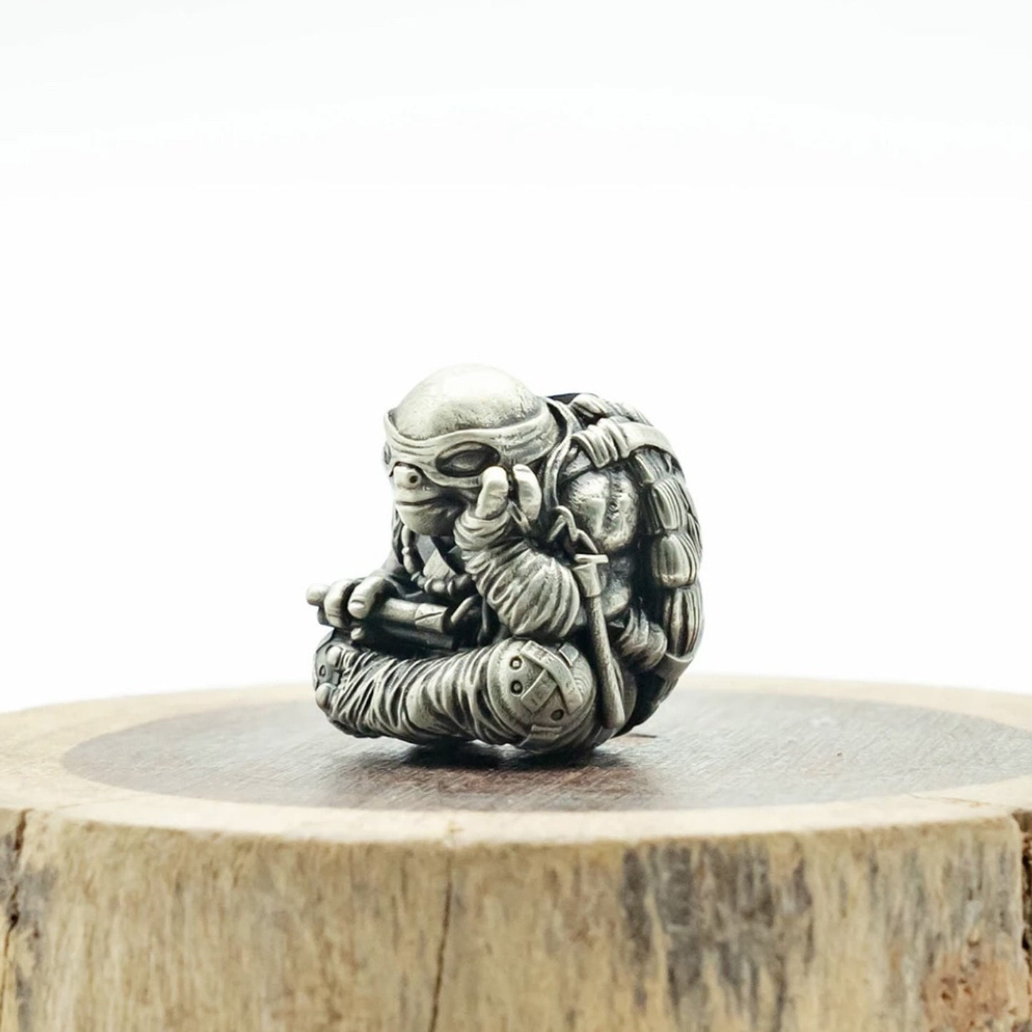 Paracord Bead "Ninja Turtles" knife bead-lanyard bead-EDC bead-animal bead-gift for men-bracelet bead paracord bracelet