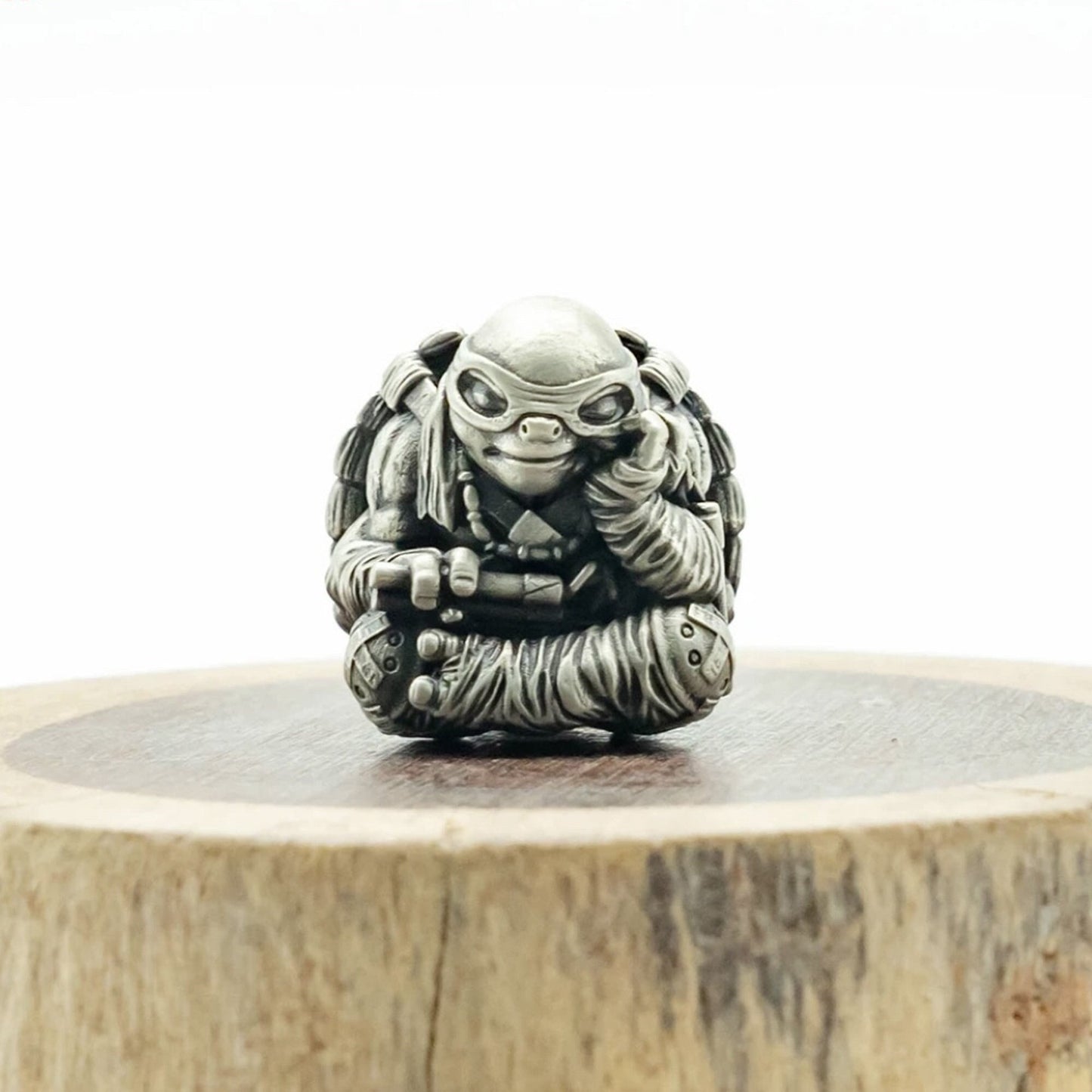 Paracord Bead "Ninja Turtles" knife bead-lanyard bead-EDC bead-animal bead-gift for men-bracelet bead paracord bracelet