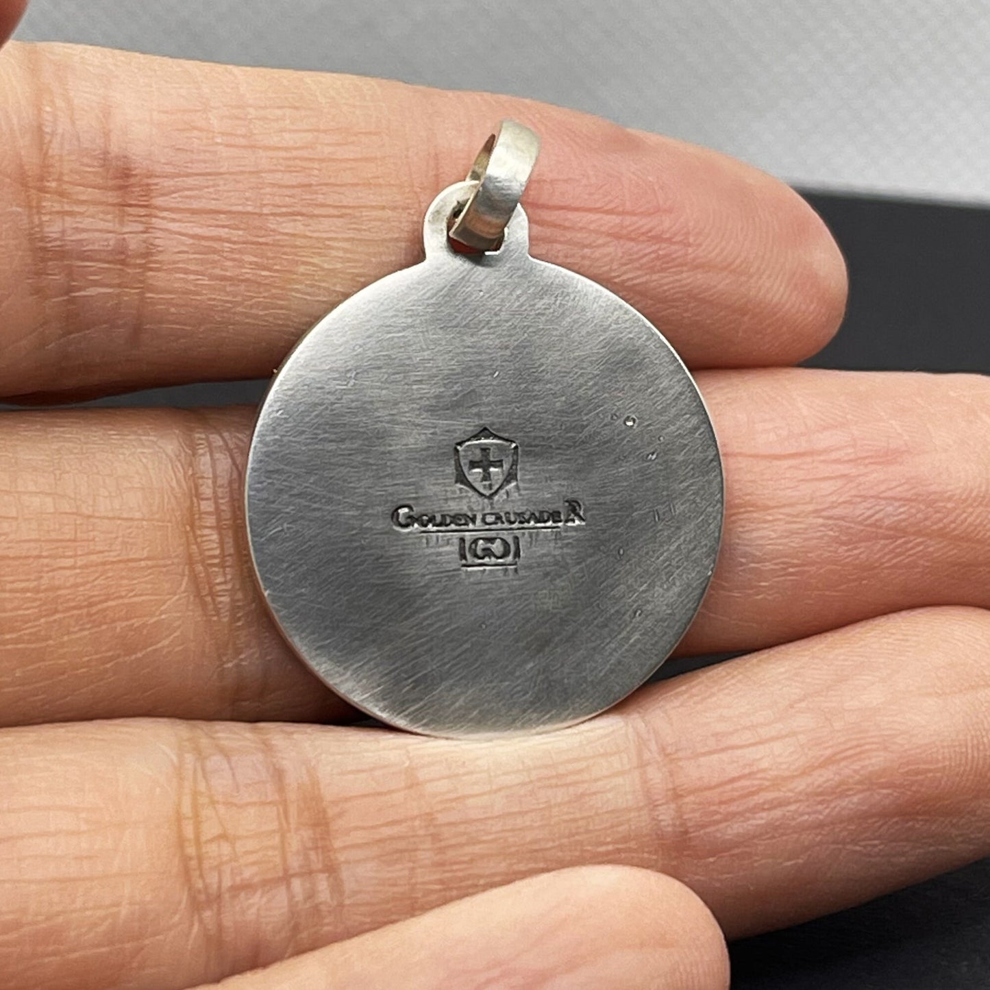 Silver Flower Wall Pedant necklace for girl or boy Handmade S925 Solid Sterling Silver 24K gold inlay  wedding gift women Jewelry