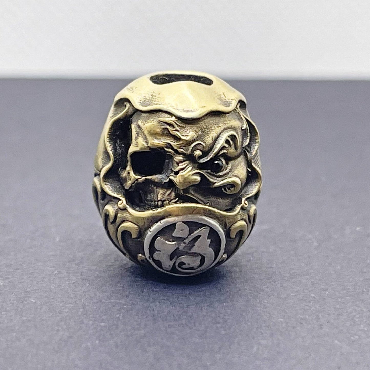 Paracord Bead "Daruma Egg" knife bead-lanyard bead-EDC bead-custom bead-gift for men-bracelet bead paracord bracelet