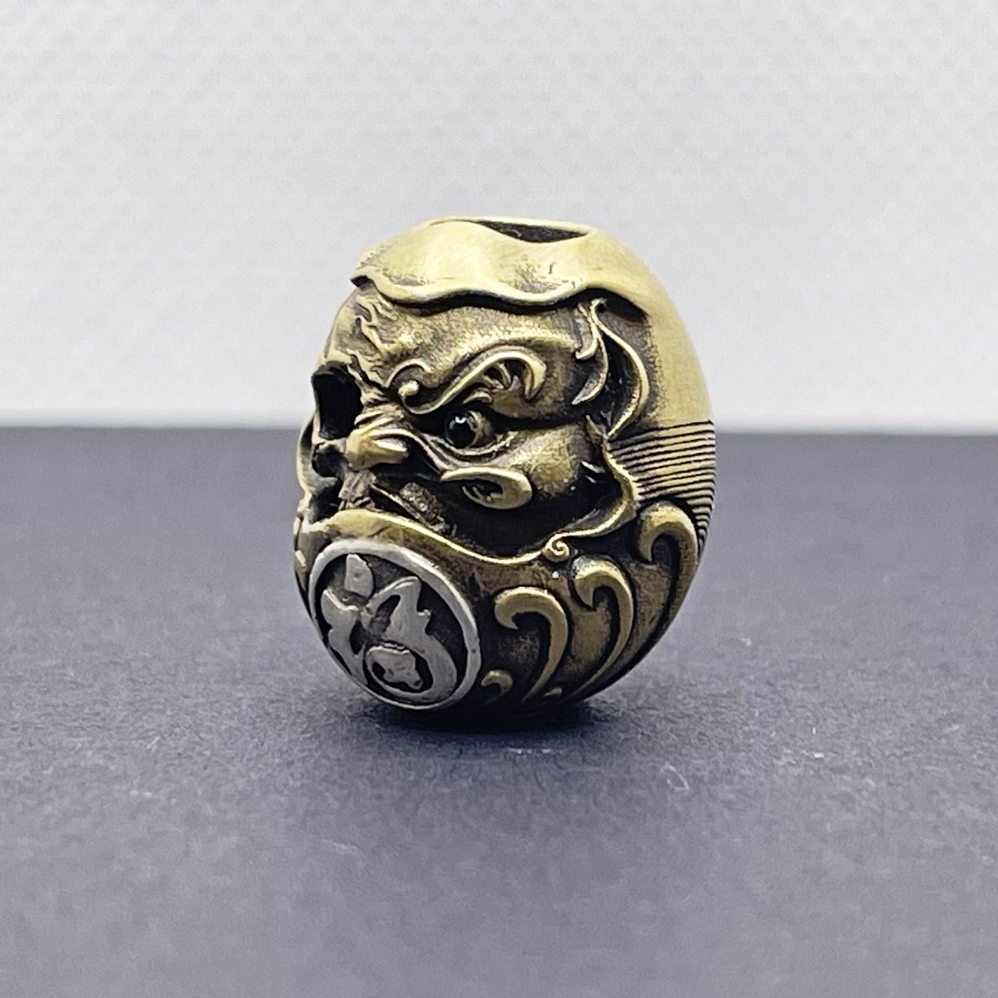 Paracord Bead "Daruma Egg" knife bead-lanyard bead-EDC bead-custom bead-gift for men-bracelet bead paracord bracelet