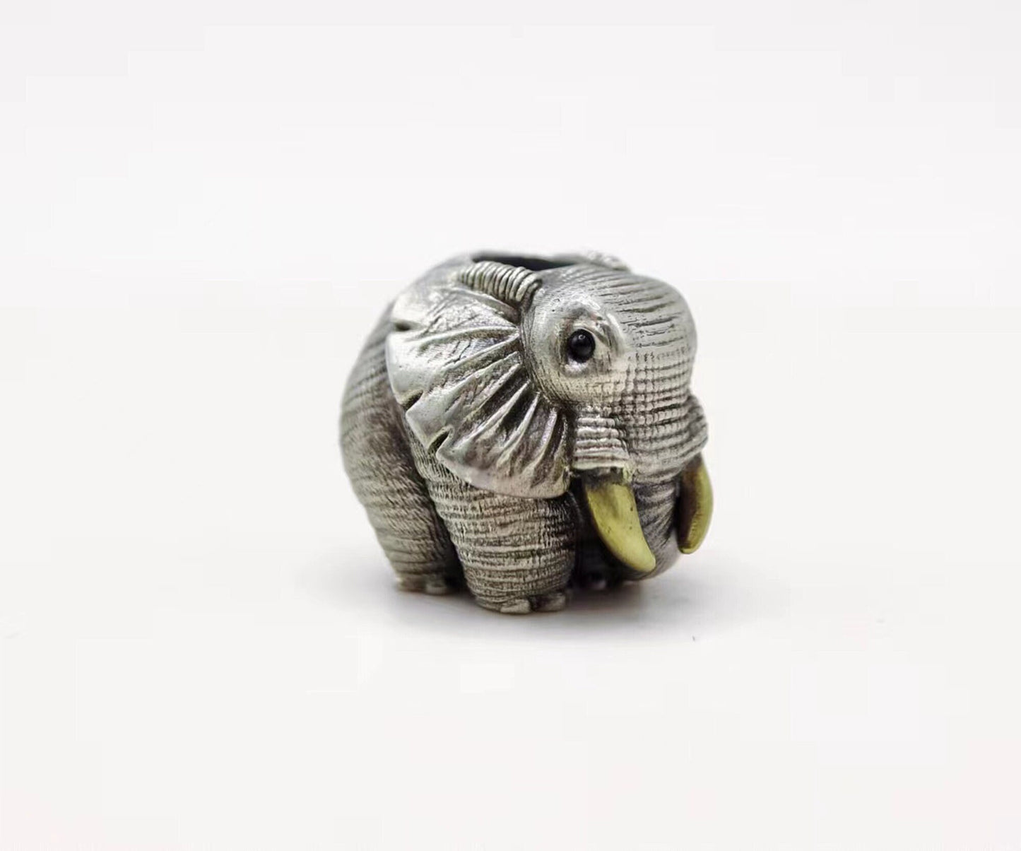 Paracord Bead "Elephant true-life style" knife bead-Handmade lanyard bead-EDC bead-animal bead-gift for men-bracelet bead paracord bracelet