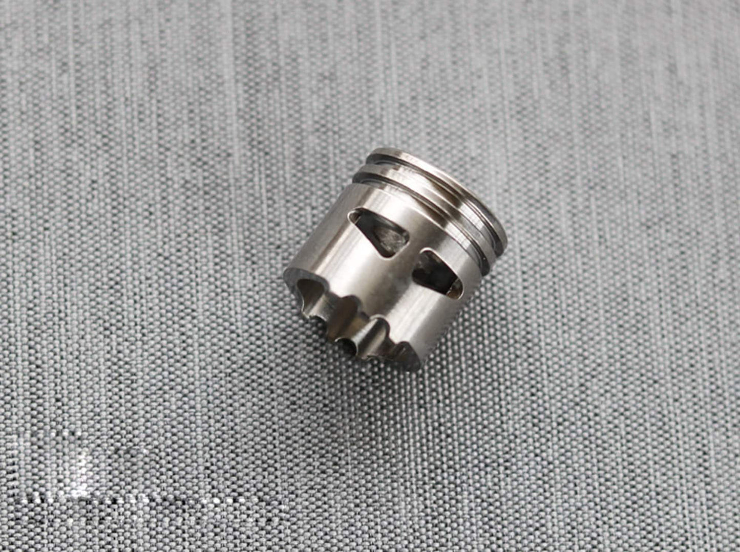 Paracord bead "Titanium Little Demon" knife bead-lanyard bead-EDC bead-custom bead-gift for men-bracelet bead