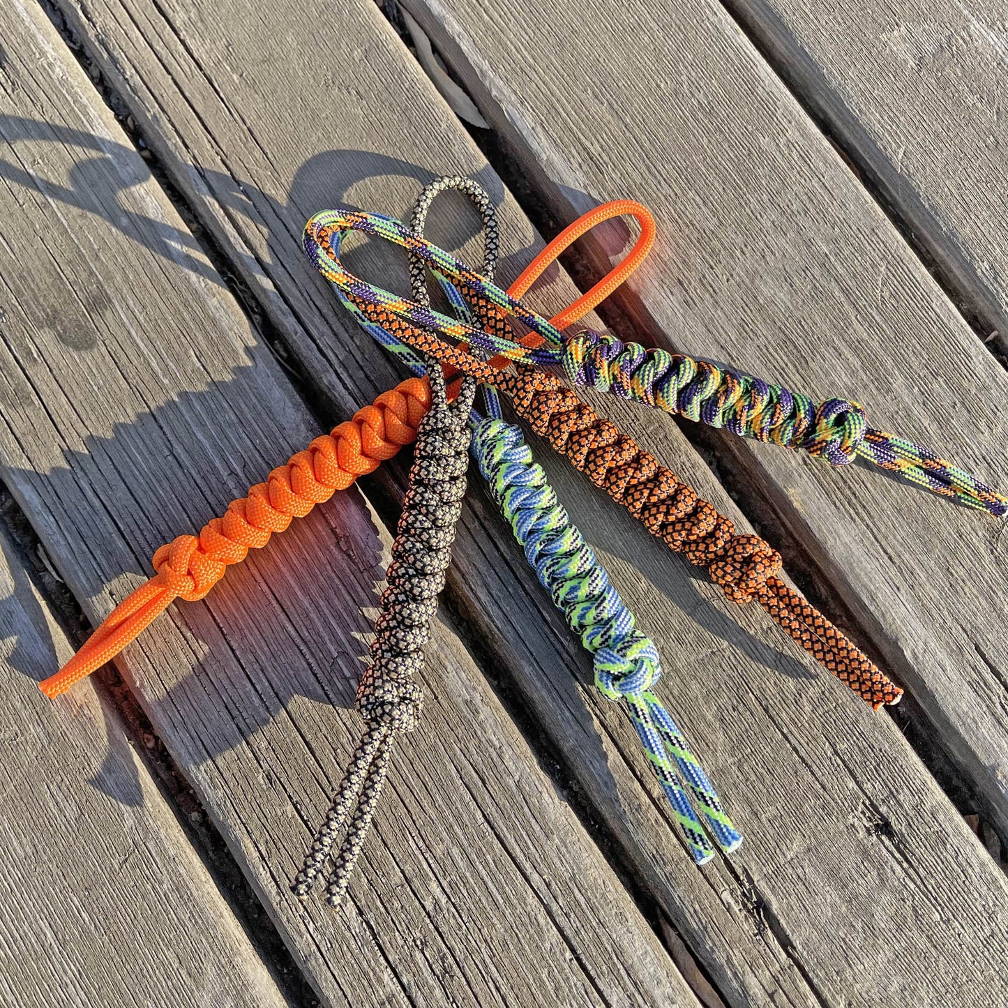 550bl Paracord Lanyard handmade knife lanyard EDC-custom bead-gift for men-Cool zipper puller-zipper head EDC
